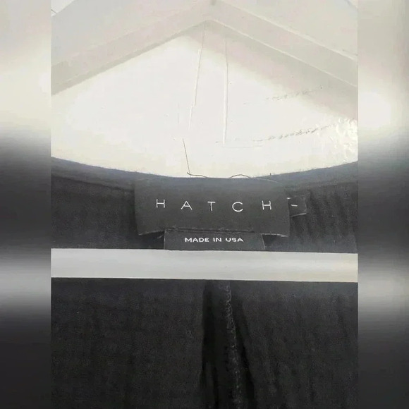 Hatch The Softest Gauze Nursing Jumpsuit Black One Size $178 - Picture 5 of 6